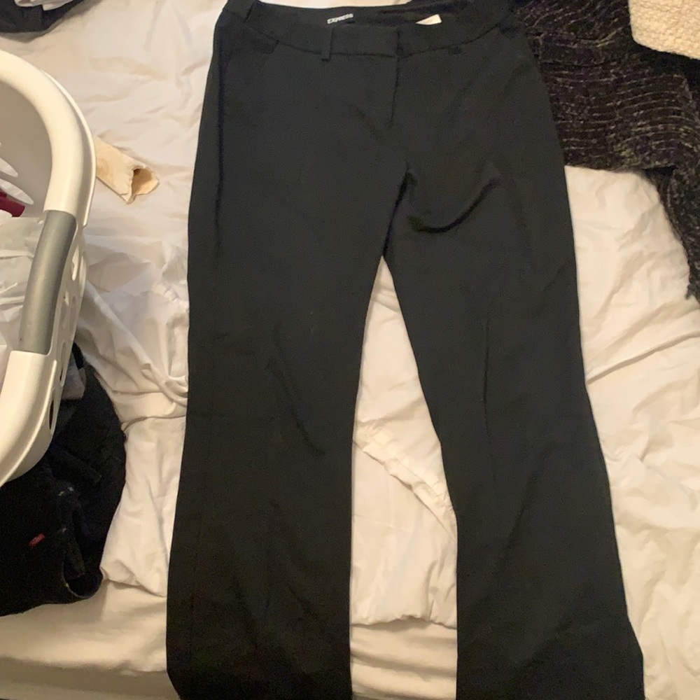 Black express work pants